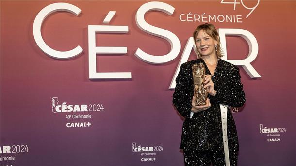 Sandra Hüller gilt auch als Favoritin für den Oscar als beste Darstellerin, der am 10. März in Hollywood vergeben wird.