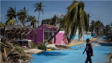 Schäden in Acapulco nach dem Hurrikan „Otis“.