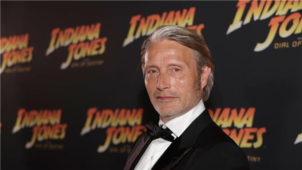 Neuer „Indiana Jones“-Film mit Harrison Ford in Cannes Schauspieler Mads Mikkelsen bei der „Indiana Jones“-Premiere in Cannes.