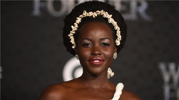 Schauspielerin Lupita Nyong’o bei der  Weltpremiere von „Black Panther: Wakanda Forever“ in Hollywood.