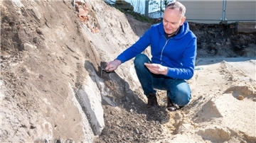 Landesarchäologe Dieter Bischop