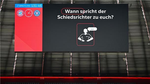 Projekt Schiedsrichter-Durchsage: Nächster Schritt Video? Schiedsrichter-Durchsagen in ausgewählten Stadien sind ein Pilotprojekt in der laufenden Saison.