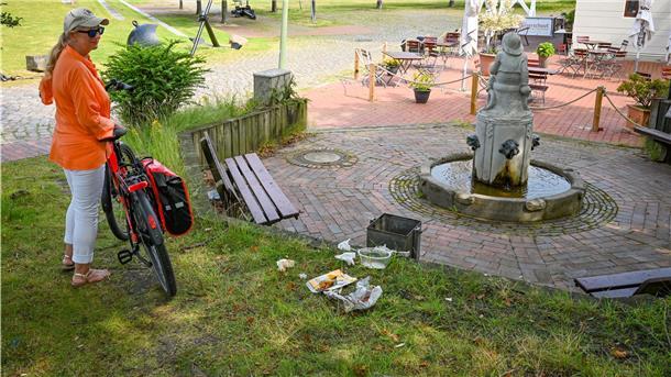 Schmutzige oder ungepflegte Ecken rund um den Alten Hafen.