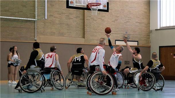 Rollstuhlbasketballer von Bremerhaven United 