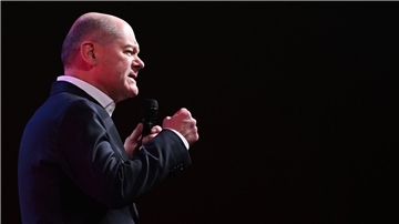 Scholz hofft auf Schub im Wahlkampffinale. 