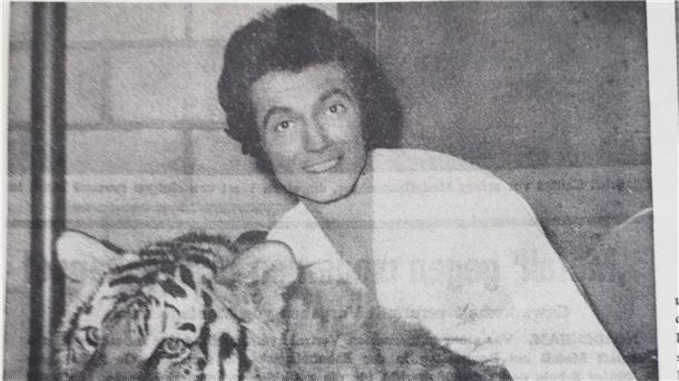 Schon 1970 arbeitete Roy mit Tigern. Die Kreiszeitung berichtete stolz von den Erfolgen des damals 25-jährigen Magiers.