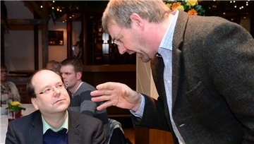 Christian Meyer und Jan Heusmann im Gespräch.
