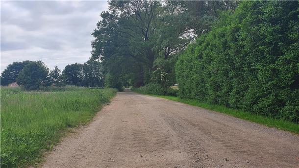 Ein Wirtschaftsweg, der zunehmend auch für Pkw-Verkehr genutzt wird.