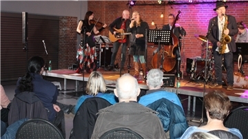 Besucher bei dem Konzert