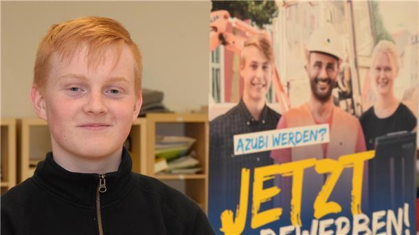 Schüler Ben Themann empfindet die Ausbildungsmesser in der Oberschule als sehr hilfreich bei der Berufsorientierung. Sein Interesse geht in Richtung Kfz-Mechatronik.