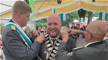 Krönung des Schützenkönigs