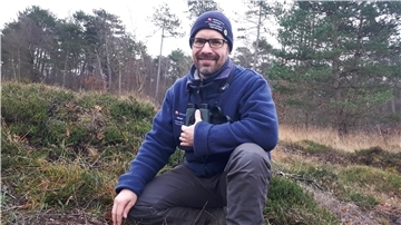 Sebastian Keller freut sich darüber, den Wald wieder um sich herum zu haben.