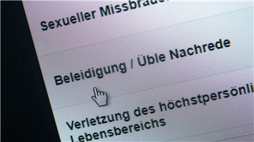 Screenshot Hasskommentar Internet
