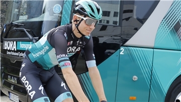 Seit diesem Jahr fährt Lennard Kämna für das deutsche Top-Team Bora-hansgrohe.