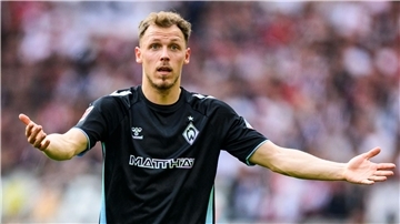 Senne Lynen hat seinen Vertrag bei Werder Bremen verlängert.