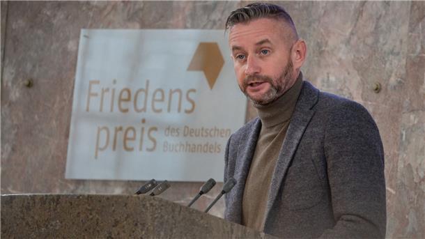 Serhij Zhadan wurde mit dem Friedenspreis geehrt.