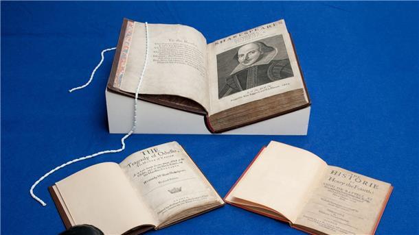 Das Vermächtnis: Shakespeares „Folio“ wird 400 Shakespeares „First Folio“ wird in der Londoner Guildhall Library ausgestellt.