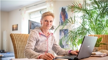 Sibylle Mahlstedt aus Elmlohe arbeitet bei der Stadtverwaltung Geestland im Bereich Finanzen im Team Haushalt und Controlling.