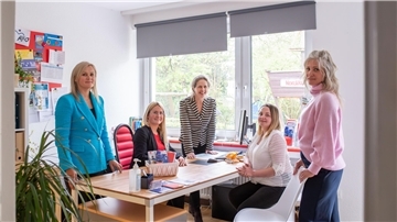 Sie stehen zugewanderten Unionsbürgern mit Rat und Tat zur Seite (von links): Angelika Samoilenko, Dorota Bondyra, Margaret Brugman, Luminita Moroi und Ludmila Ernst