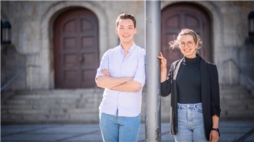 Torben Freudenberg und Elisabeth Kerschbaumer
