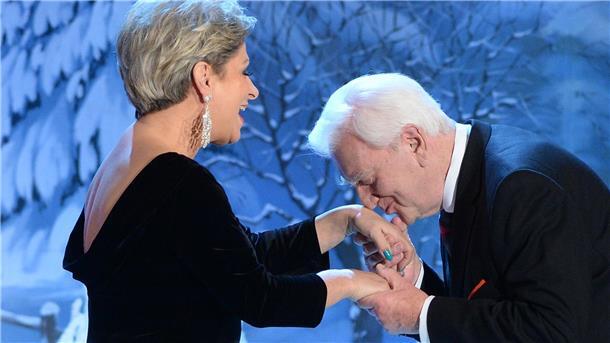Sie waren in den 70er Jahren verheiratet: Die Schlagerstars Dagmar Frederic und Peter Wieland sangen noch 2013 gemeinsam in der MDR-Sendung „Weihnachten bei uns“. (Archivbild)  