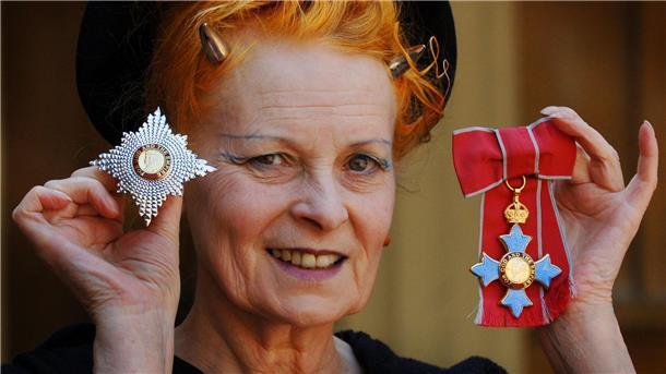 Sie wurde von der Queen in den Andelsstand erhoben: Dame Vivienne Westwood.