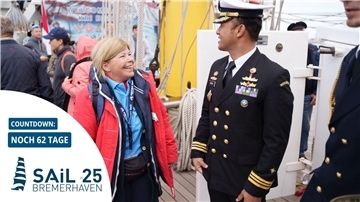 Iris Henkel als Liaison im Einsatz.