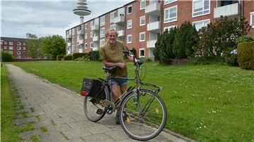 Siegfried Brunotte ist leidenschaftlicher Fahrradfahrer. Ein Rad mit Motor käme für den 69-Jährigen nie infrage.