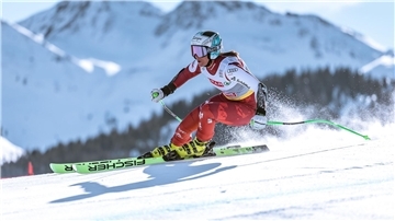Skirennfahrerin Ricarda Haaser erlitt bei der WM bei einem Sturz eine schwere Verletzung.