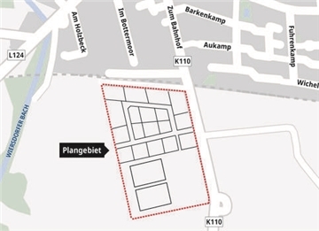 So könnte das Gewerbegebiet Heeslingen Süd mit dem anschließenden Sportpark an der Wiersdorfer Straße zugeschnitten werden. 