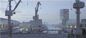 So könnte der Platz am Helgen nach Idee des Kopenhagener Architektenbüros Adept aussehen.