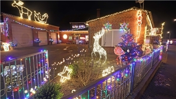 Weihnachtsbeleuchtung in Uthlede