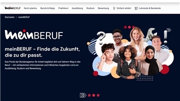So sieht die Startseite des neuen Portals der Bundesagentur für Arbeit aus. Was wird dort geboten?