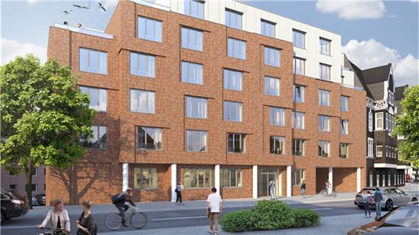 Ein Gebäude in Bremerhaven.