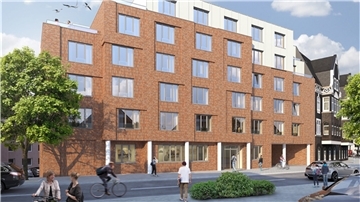Ein Gebäude in Bremerhaven.