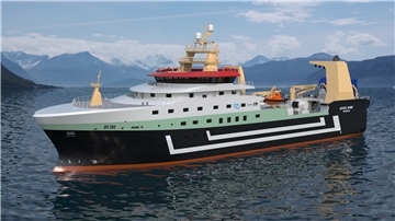 So soll die neue „Jan Maria“ aussehen. Das Schiff wird zurzeit in der Türkei gebaut. Heimathafen für den Hochseetrawler wird Bremerhaven.
