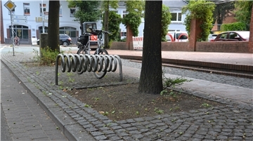 Pflanzinsel vor dem Zevener  Rathaus