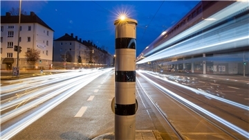 Tempomesssäule