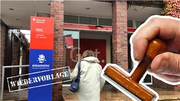 So wie es die Fotomontage zeigt, könnte es aussehen, wenn bei der Wespa das Bürgerbüro einzieht.
