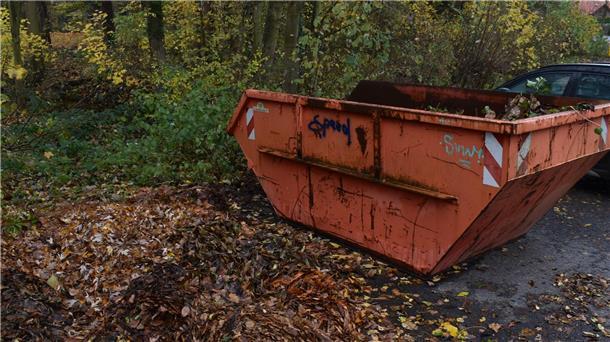Laubcontainer in Nordenham