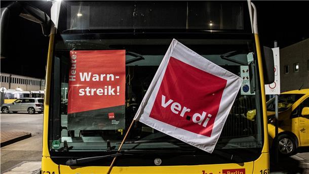 So wie hier in Berlin wird am Dienstag auch in norddeutschen Städten der öffentliche Nahverkehr bestreikt.
