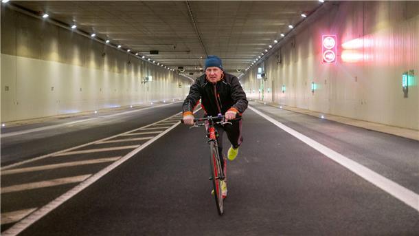 Uwe Fiebig im Hafentunnel