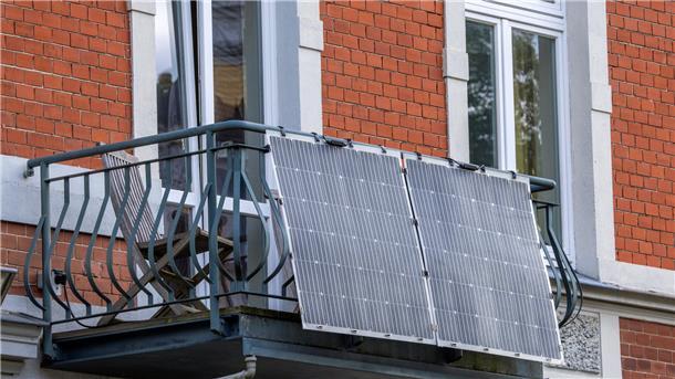 Solarmodule eines sogenannten Balkonkraftwerks