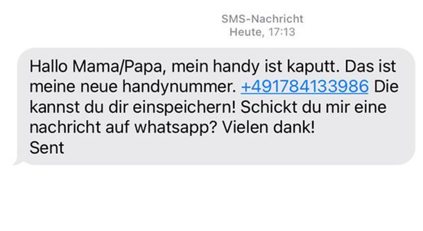 Solche Nachrichten kursieren aktuell in Bremerhaven. Dabei handelt es sich um eine Betrugsmasche.