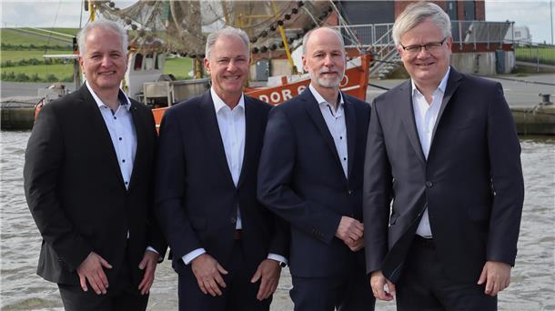 Gesamtvorstand der Weser-Elbe-Sparkasse (WESPA) am Dorumer Kutterhafen