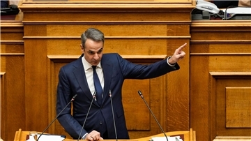 Soll Nordmazedonien wieder „Republik Mazedonien“ heißen? Der griechische Ministerpräsident Kyriakos Mitsotakis warnt vor diesem Schritt (Archivbild).