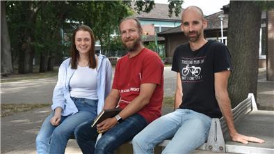 Das Foto zeigt Sonja Kowalzik, Ramon Sonnenberg und Steffen Puls.