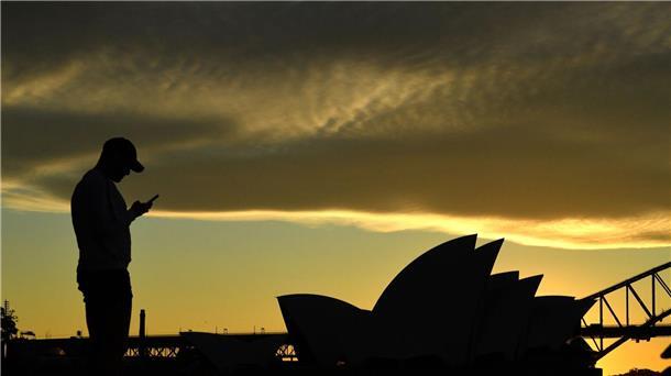 Zehn Millionen Australier ohne Internet und Telefon Sonnenuntergang in Sydney (Symbolbild).