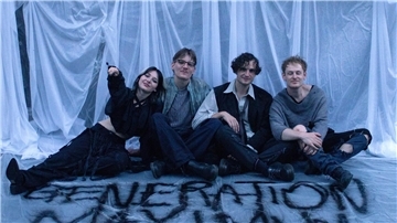 Sophie Löw (l-r), Christoph Kuhn, Johannes Blindhofer und Jakob Herber sind Culk.