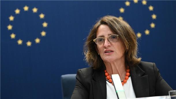 EU-Kommission distanziert sich von Genozid-Äußerung zu Gaza Sorgt für Aufregung: Teresa Ribera, Vizepräsidentin der EU-Kommission. (Archivbild)